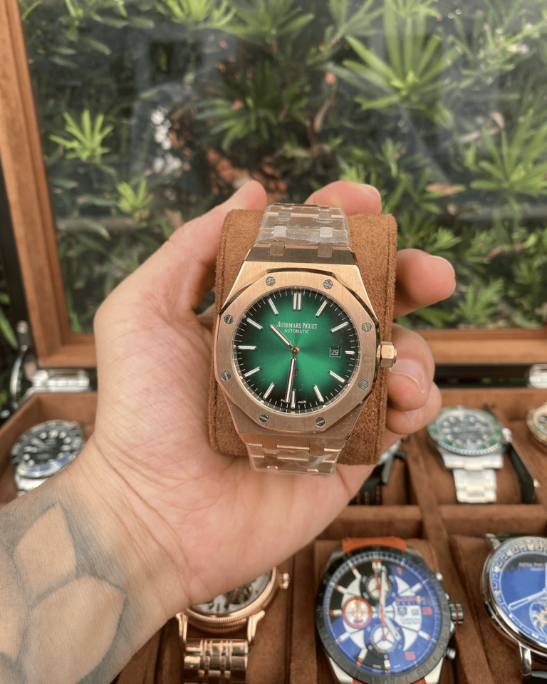 Relógio Royal Oak 41mm Automático Cerâmica Vidro Safira