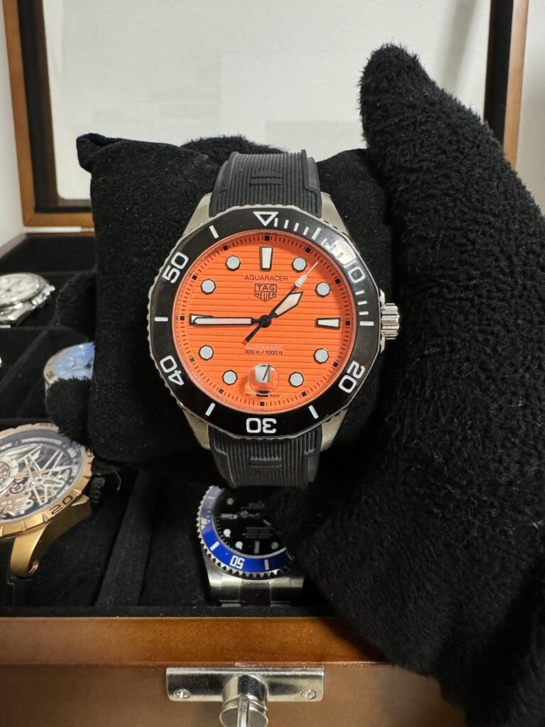 Relógio Aquaracer 43mm Automático Silicone Vidro Safira